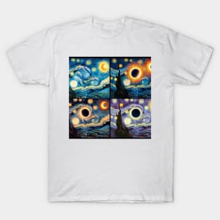 Eclipse Shirt 2024 Eclipse Tshirt Van Gogh Eclipse Shirt April 8 2024 Tee Eclipse 2024 Funny Astronomy Gift Solar Eclipse T-Shirt